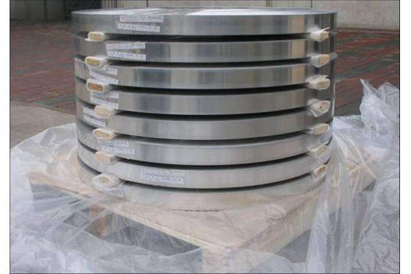 Aluminum strips for transformer winding