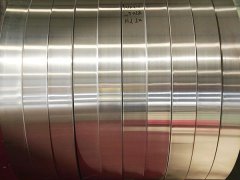 Aluminum foil strip for HV transformer winding