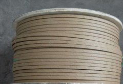 Aromatic polyamide paper wrapped aluminium wire