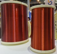 Refrigerant resistant enameled aluminum wire