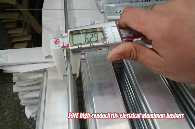 E91E high conductivity electrical aluminum busbars